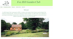 Desktop Screenshot of foxhillgardenclub.org